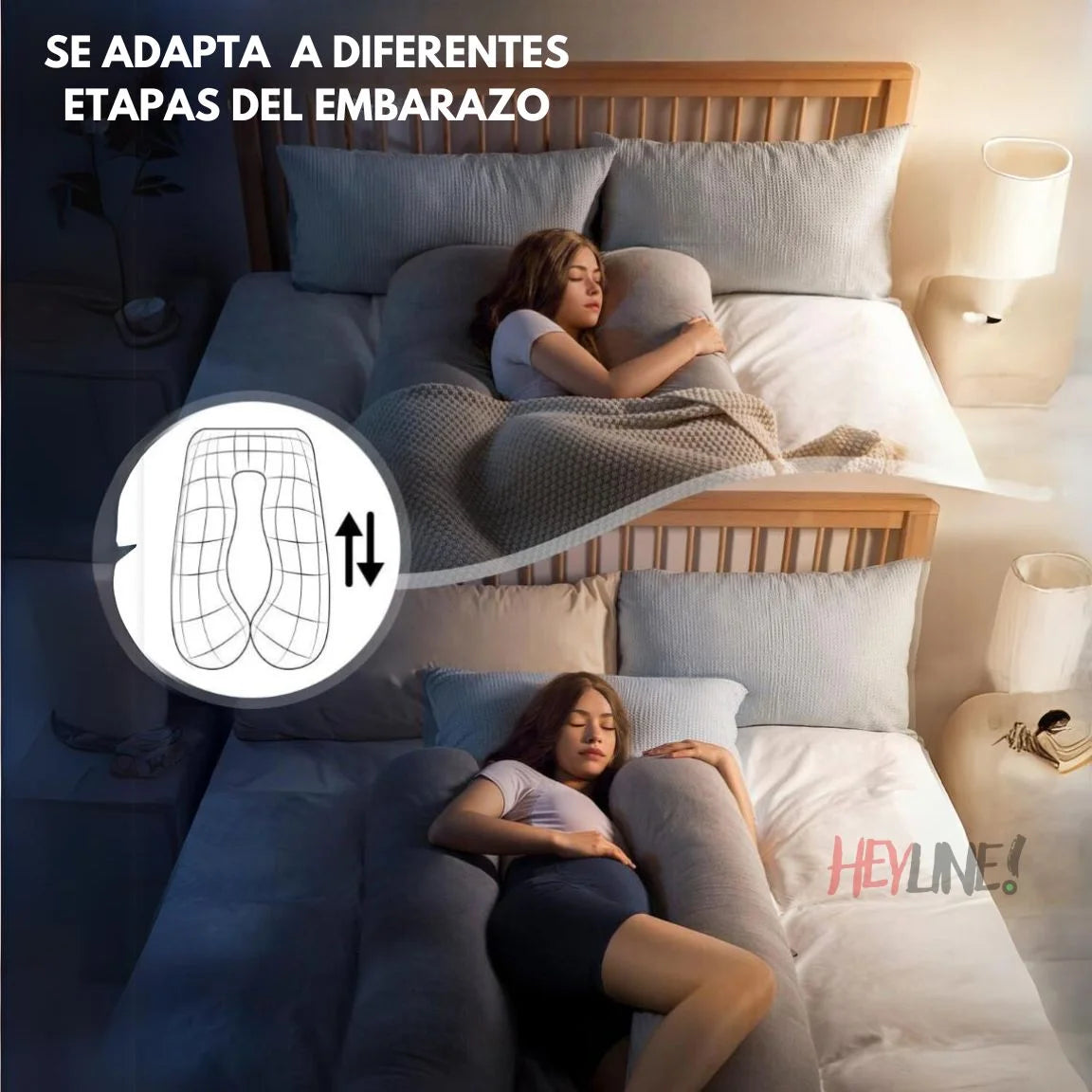 Almohada de maternidad DreamEmbrace