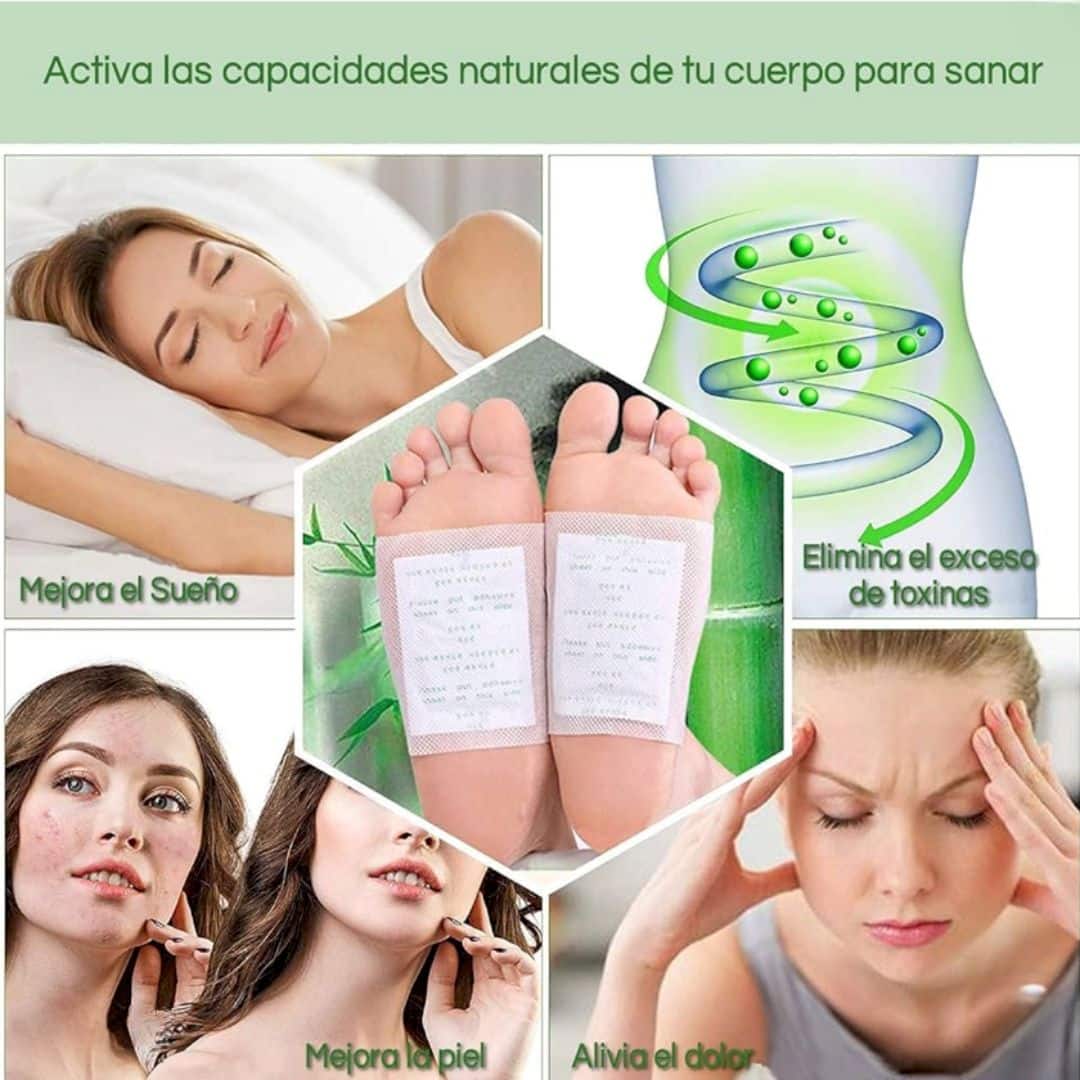 KINOKI™️ PARCHES PARA PIES 🦶 + GUÍA DE INFUSIONES SALUDABLES ☘️