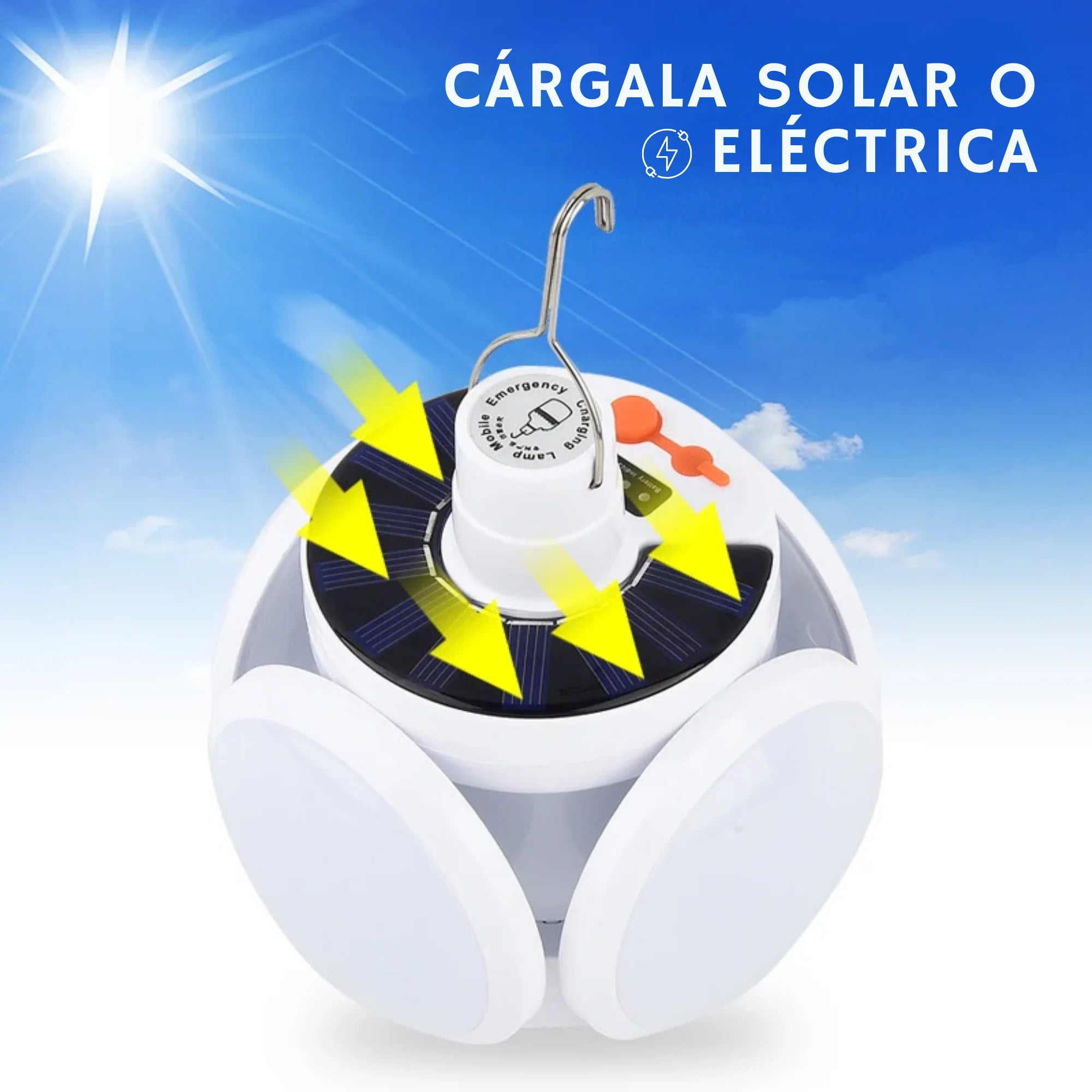 LAMPARA SOLAR MULTIPROPÓSITO ☀️