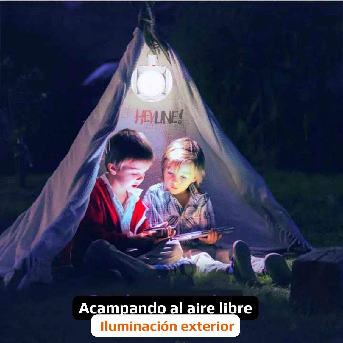 LÁMPARA SOLAR RECARGABLE ☀️