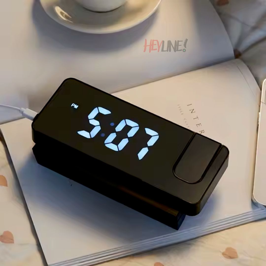 RELOJ ALARMA CON PROYECTOR 🕓📽️✨
