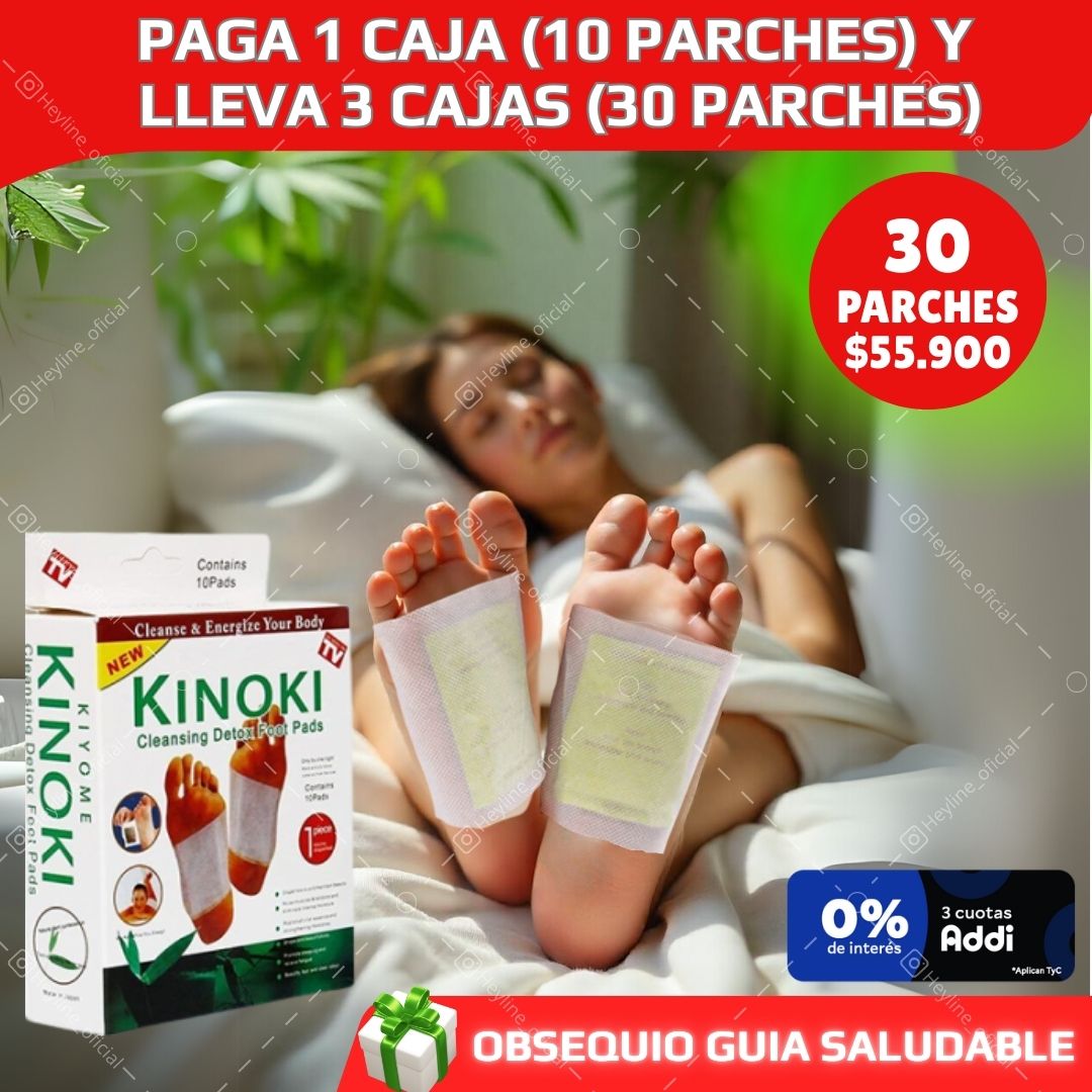 KINOKI™️ PARCHES PARA PIES 🦶 + GUÍA DE INFUSIONES SALUDABLES ☘️