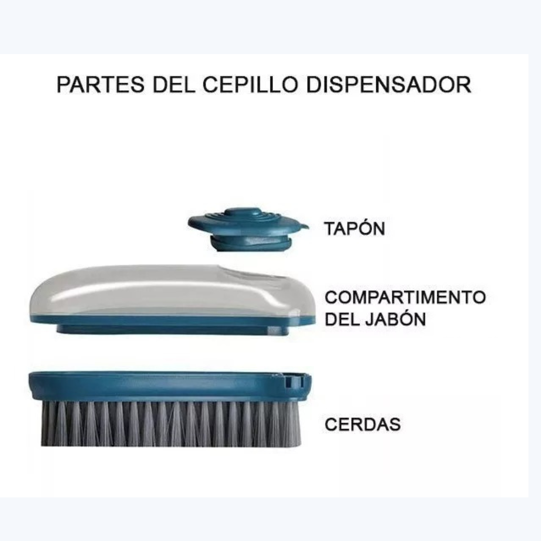 CEPILLO DISPENSADOR DE JABÓN 🧴