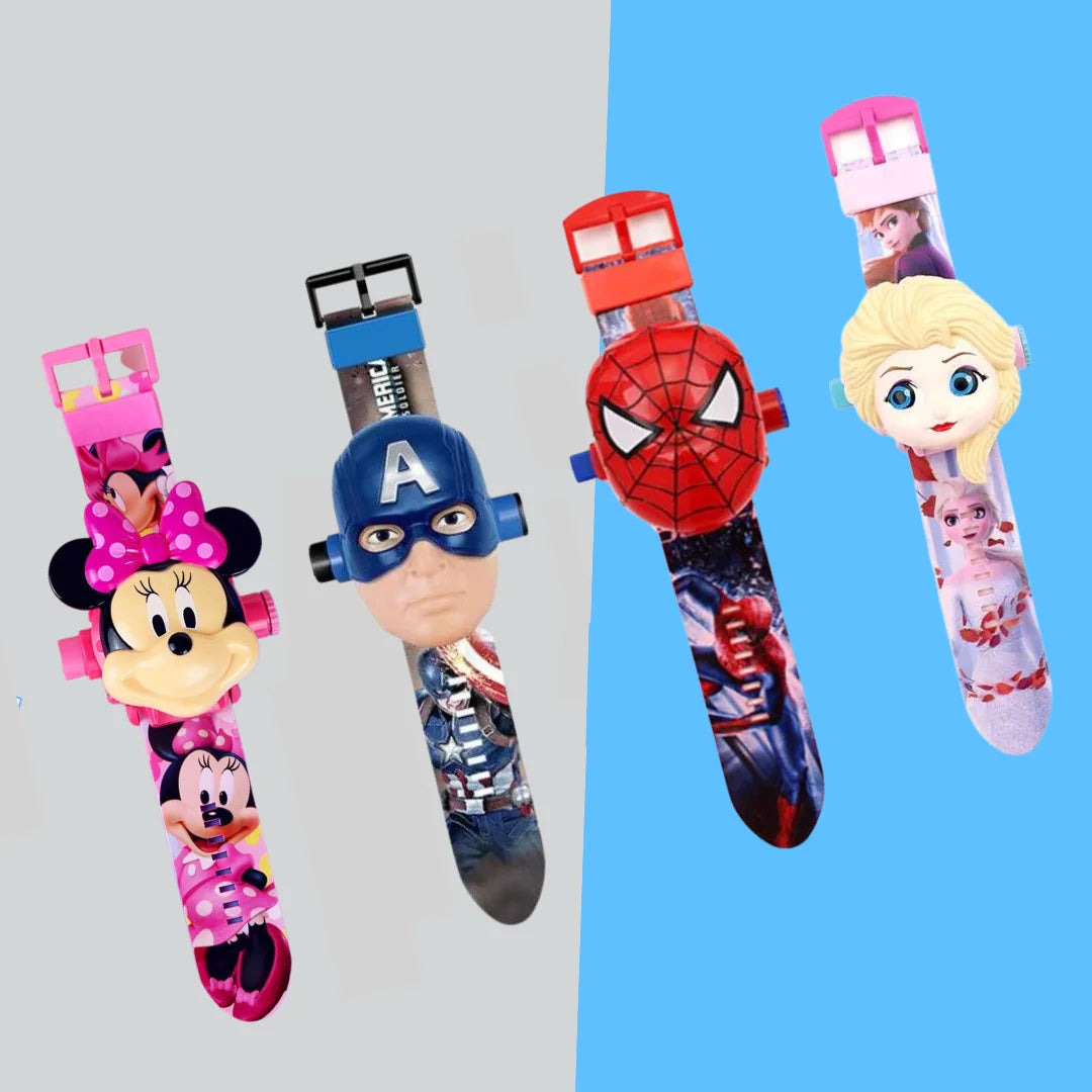 RELOJ DE PROYECCION 3D INFANTIL