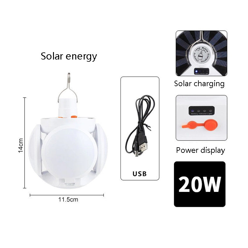 LÁMPARA SOLAR RECARGABLE ☀️