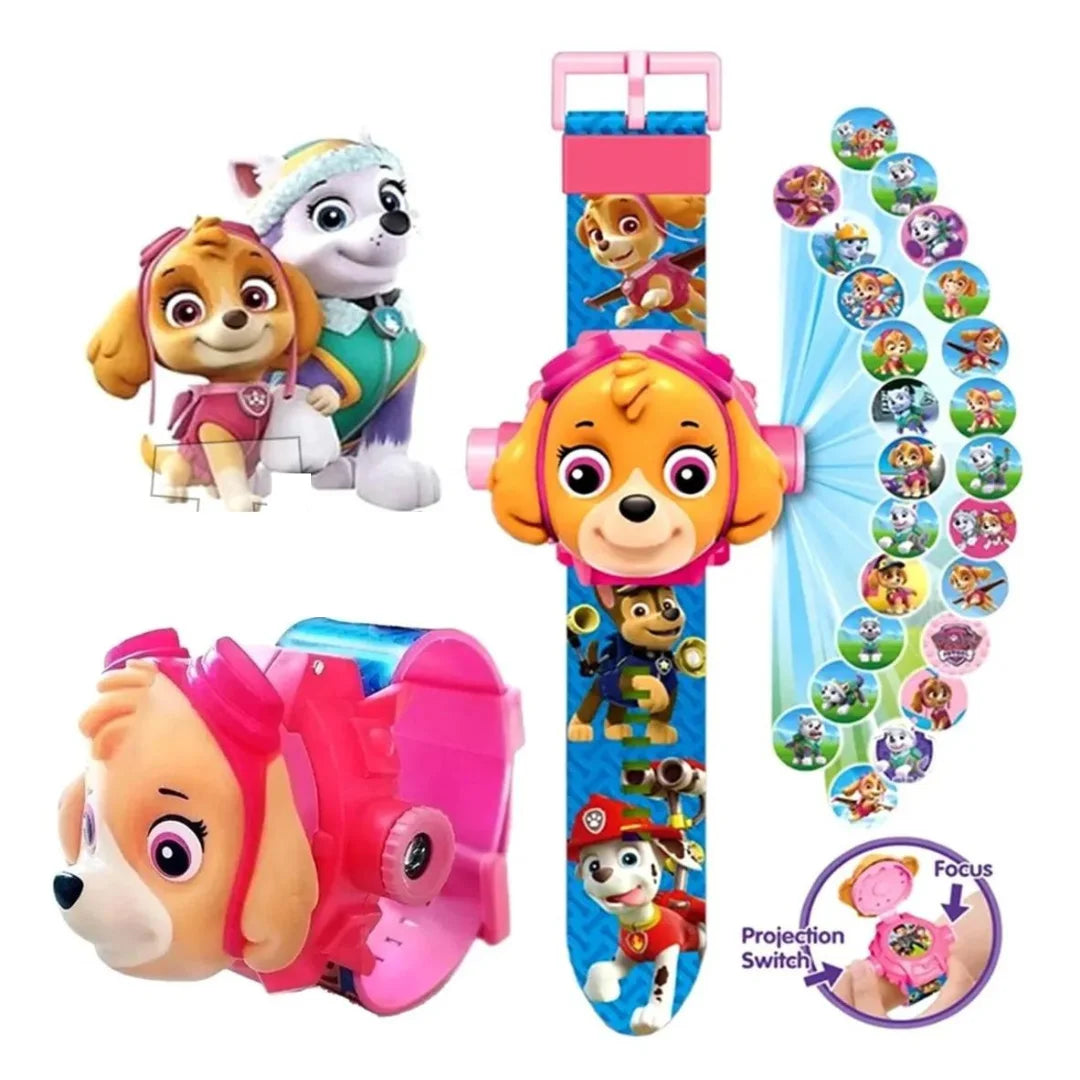 RELOJ DE PROYECCION 3D INFANTIL