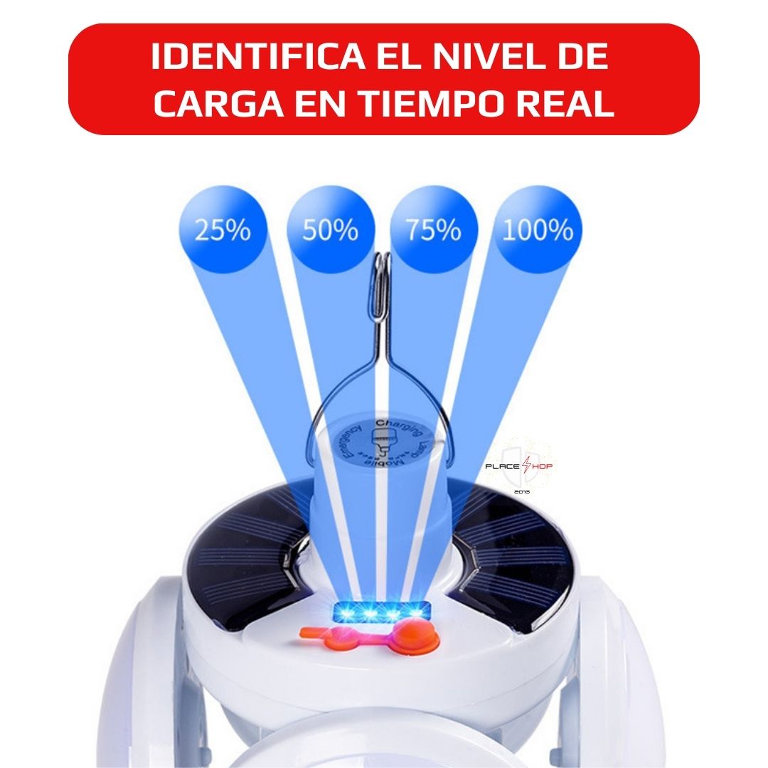 LÁMPARA SOLAR RECARGABLE ☀️