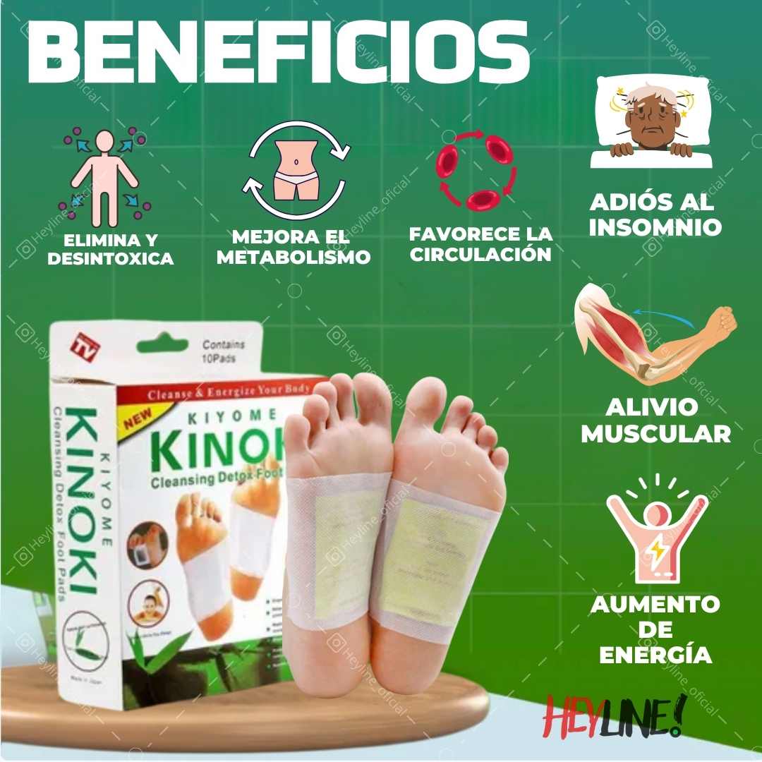 KINOKI™️ PARCHES PARA PIES 🦶 + GUÍA DE INFUSIONES SALUDABLES ☘️