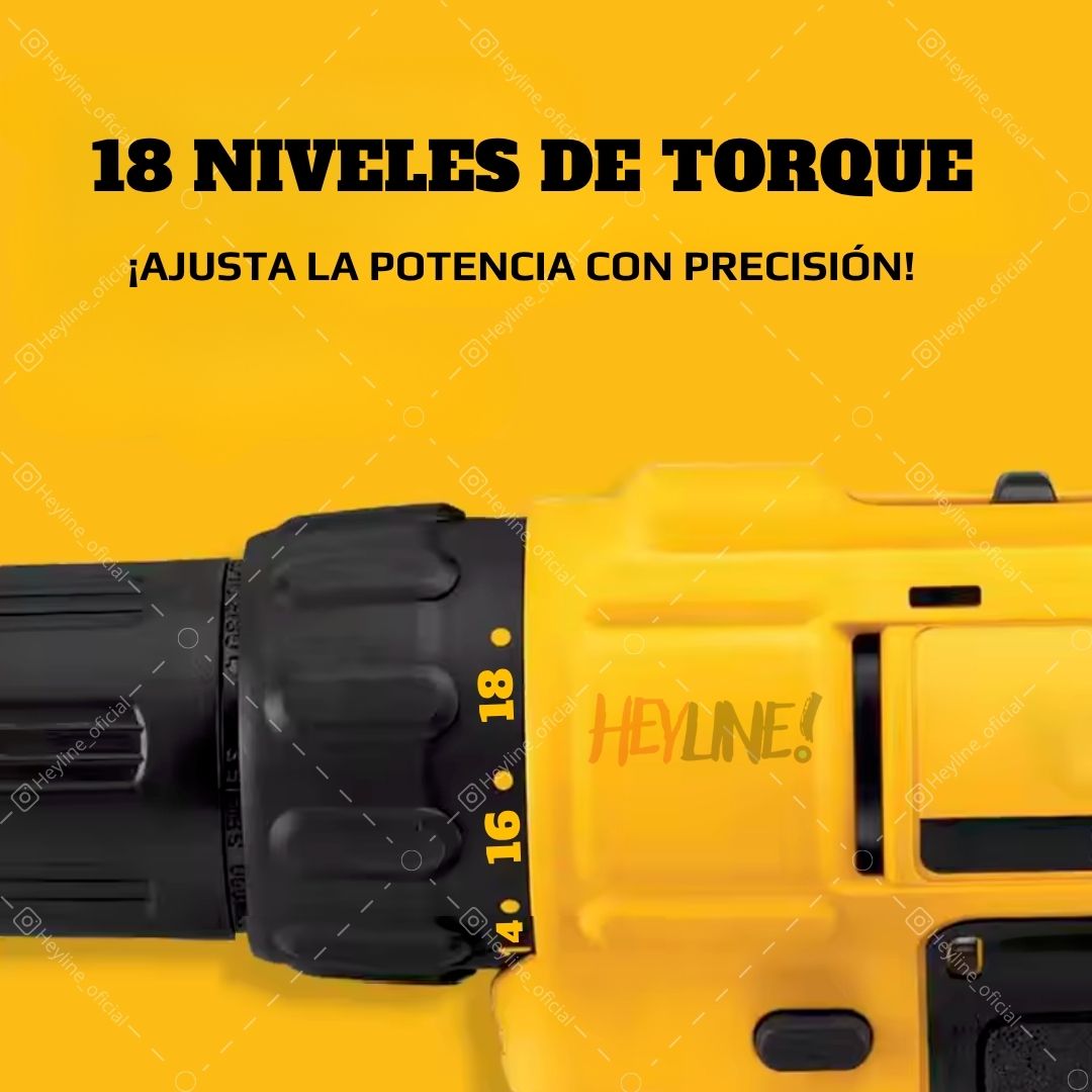 TALADRO INALÁMBRICO 3 EN 1 ⭐️🛠️  [ATORNILLA, TALADRA, GOLPEA MUROS]