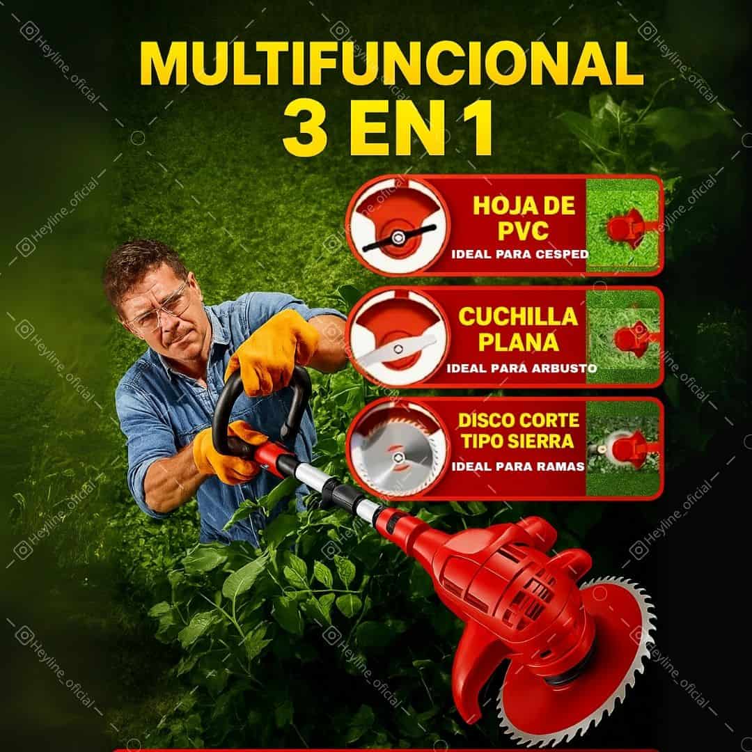 KIT GUADAÑA INALAMBRICA [2 BATERIAS] 🌿🪵  [RECIBE 2 OBSEQUIOS 🎁]
