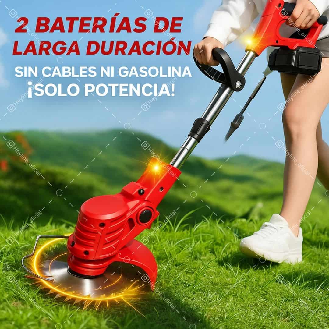 KIT GUADAÑA INALAMBRICA [2 BATERIAS] 🌿🪵  [RECIBE 2 OBSEQUIOS 🎁]